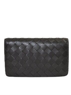 Bottega Veneta Intrecciato Weave Tri-fold Wallet #202-69